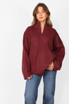 OVERSIZED ZIPPER KNIT