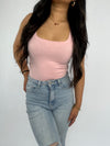 SQUARE TANK TOP - BABY PINK