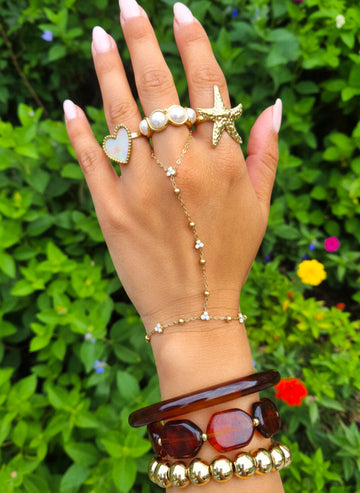 SHIMMER UNDER MOONLIGHT - HAND CHAIN