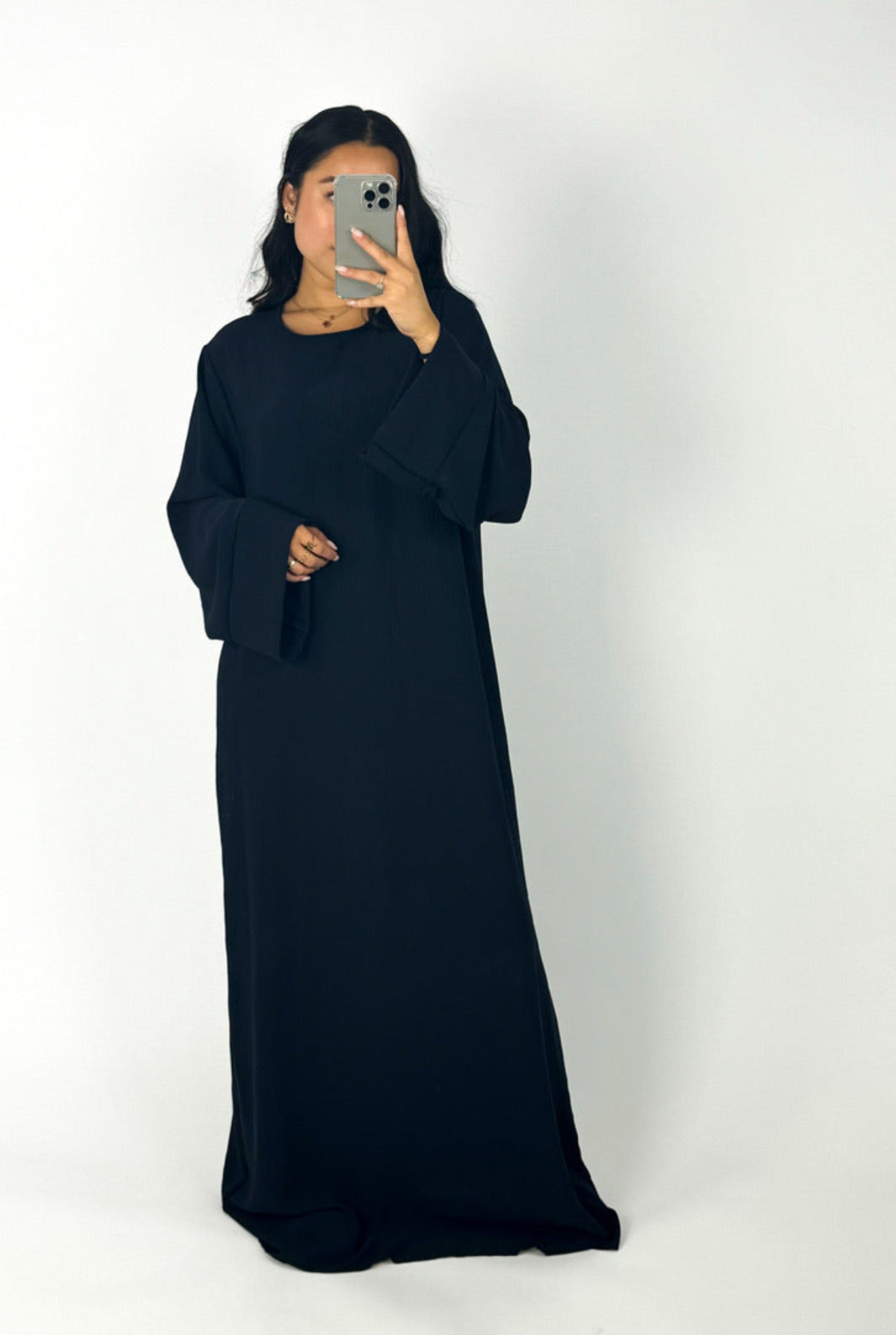 MERVE DRESS - NAVY