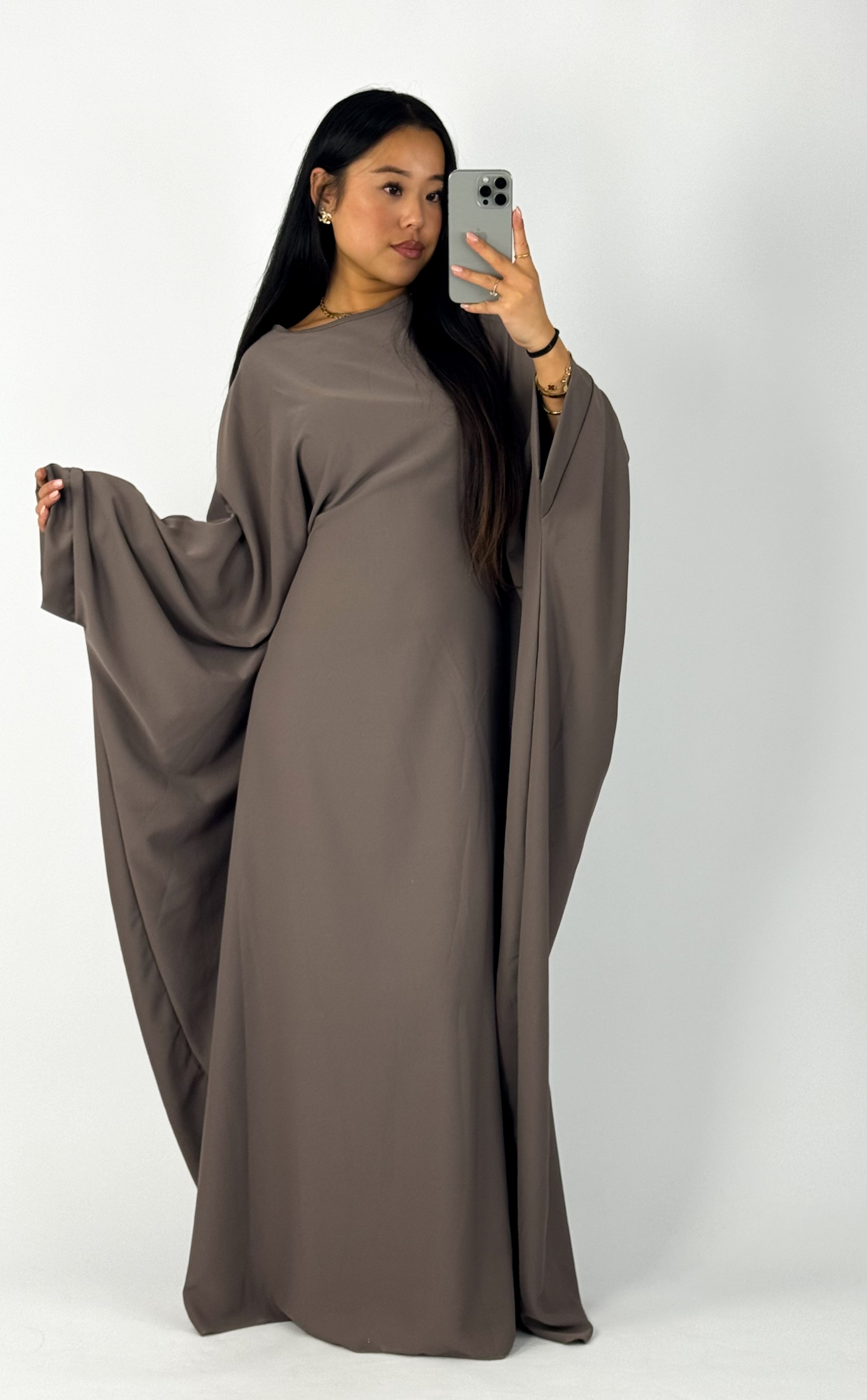 LINA DRESS - TAUPE