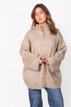 OVERSIZED ZIPPER KNIT