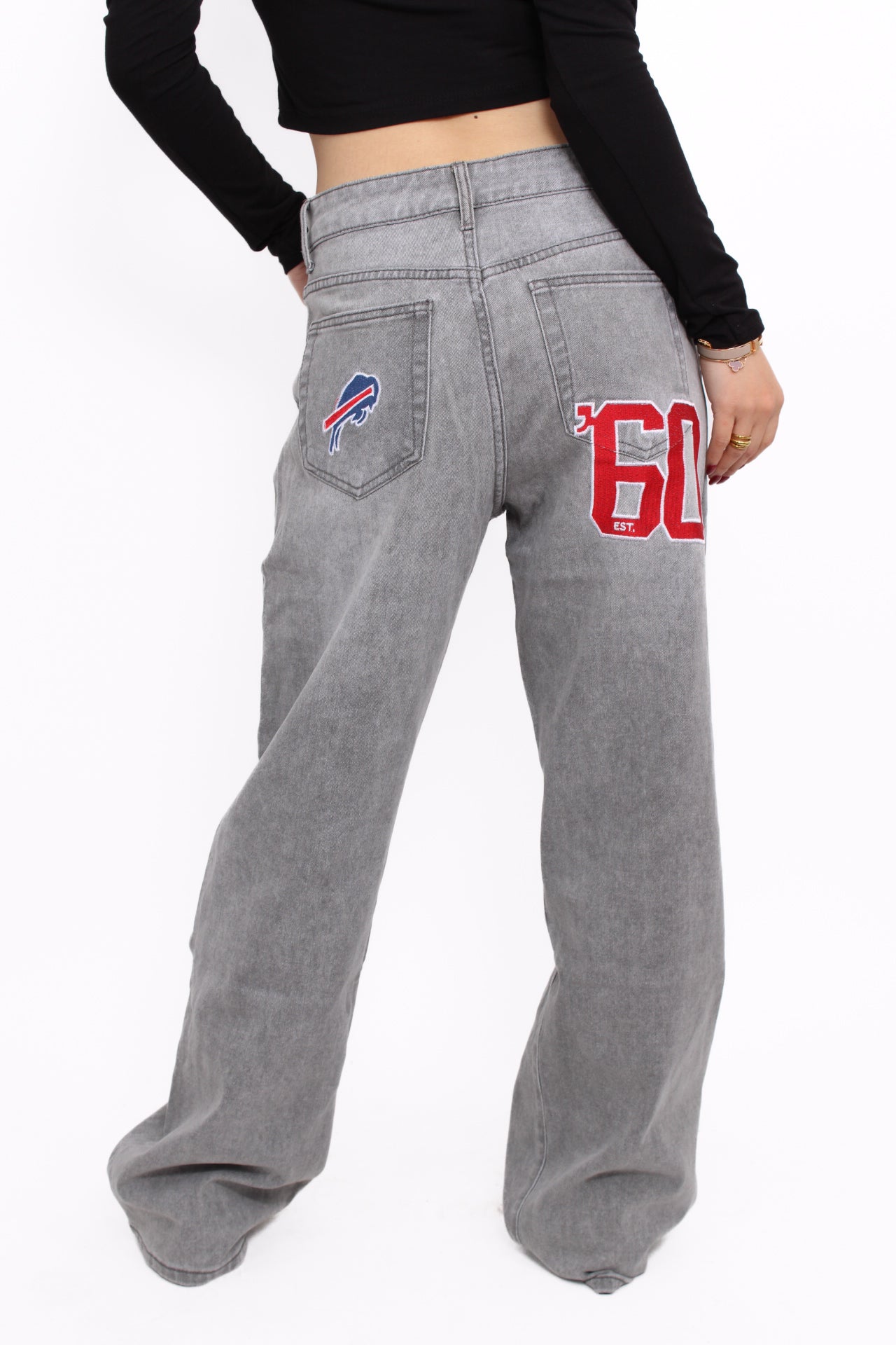 PRE ORDER 11 MAART!! STRAIGHT LEG JEANS 66210 - LIGHT GREY