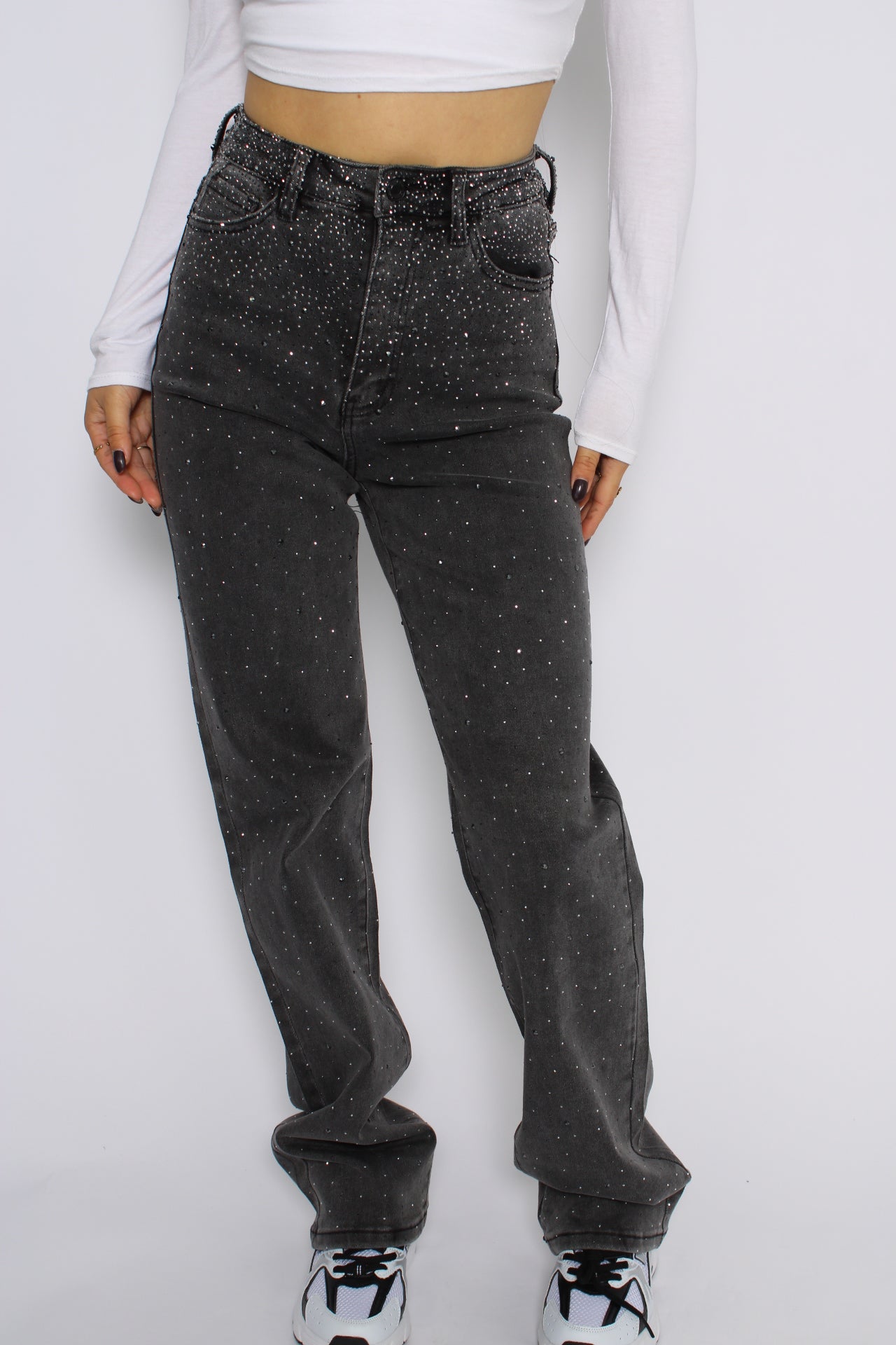 STRAIGHT LEG JEANS 327 - DARK GREY