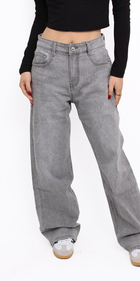 PRE ORDER 11 MAART!! STRAIGHT LEG JEANS 66210 - LIGHT GREY