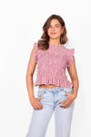 PICNIC SMOCK TOP