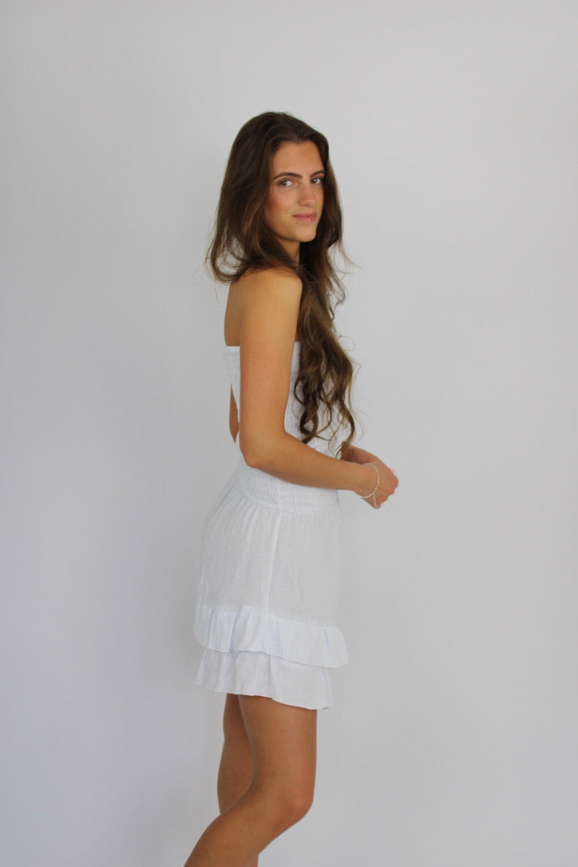 HAZEL PLAYSUIT - WHITE