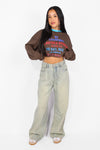 WIDE LEG JEANS 4566