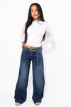 LOW WAIST WIDE LEG JEANS 1210