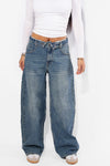 ''PETITE'' BALLOON FOLD OVER JEANS 1645