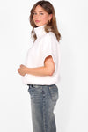 ZIPPER SLEEVELESS HOODIE