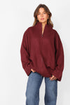 OVERSIZED ZIPPER KNIT