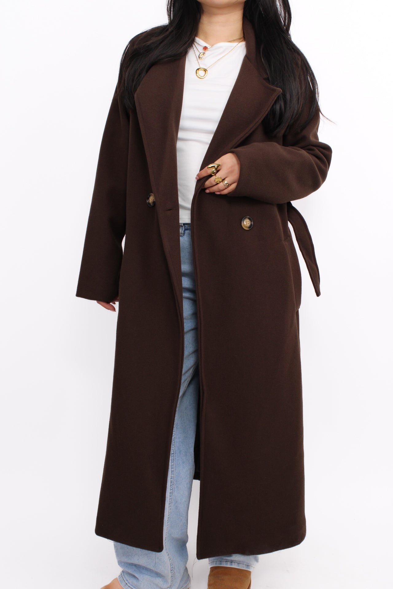 CLEO COAT - BROWN
