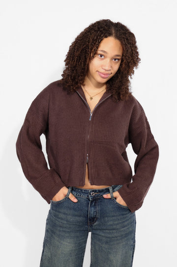 DOUBLE ZIP KNIT