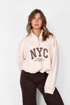 NYC ZIPPER SWEATER