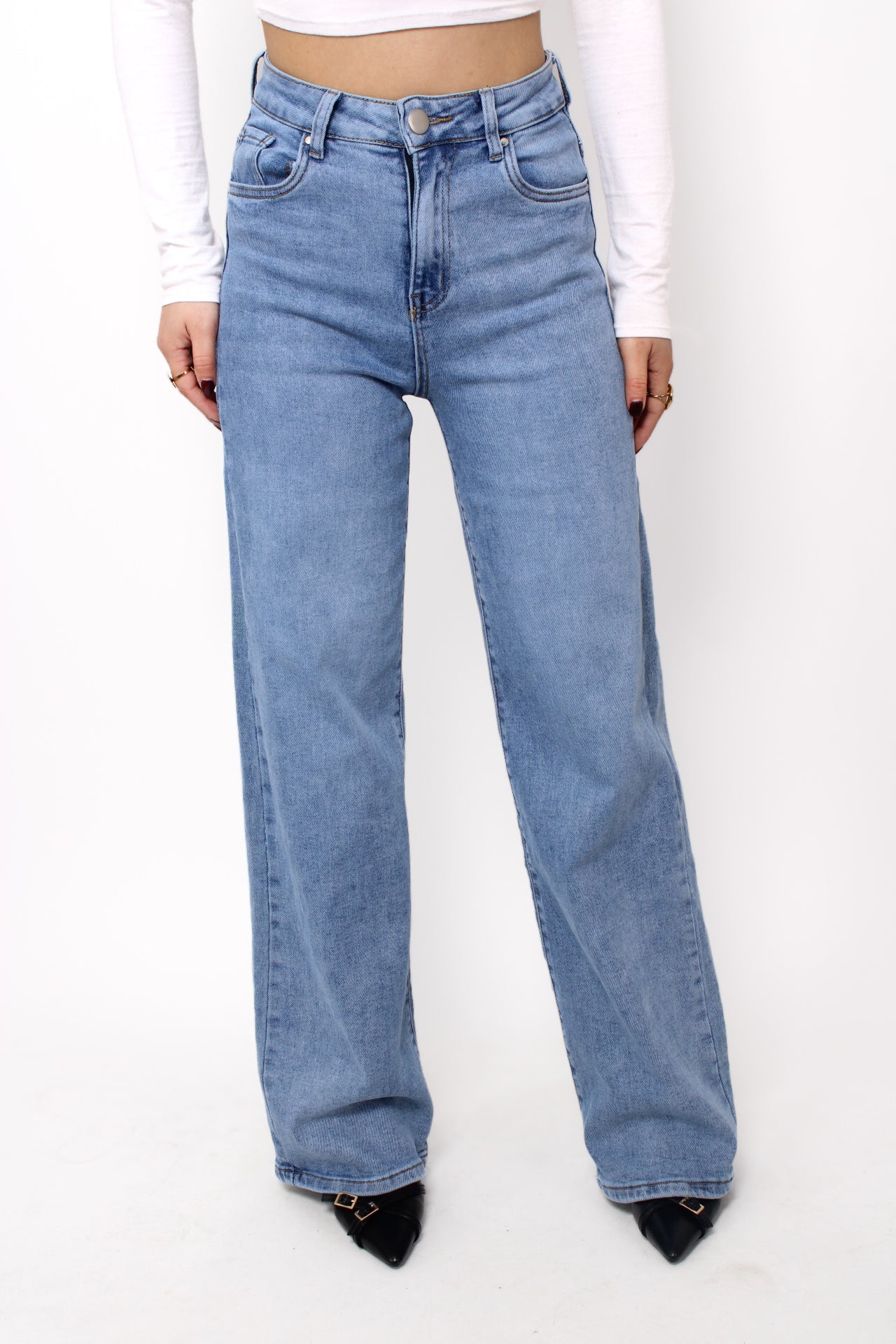 ''PLUSSIZE'' WIDE LEG JEANS 2786/2787 - DENIM