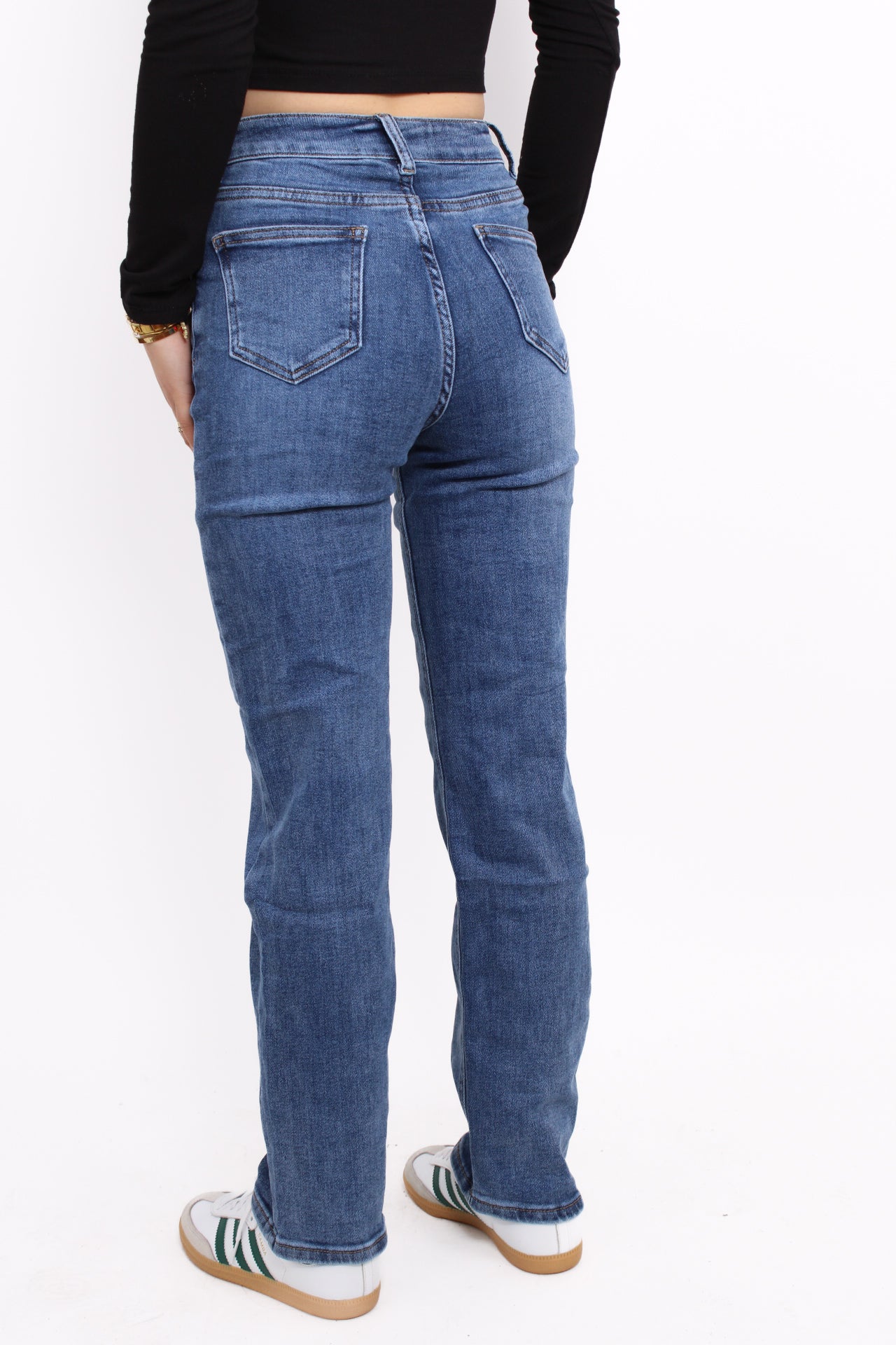 ''PETITE'' STRAIGHT LEG JEANS 5360-3 - DENIM