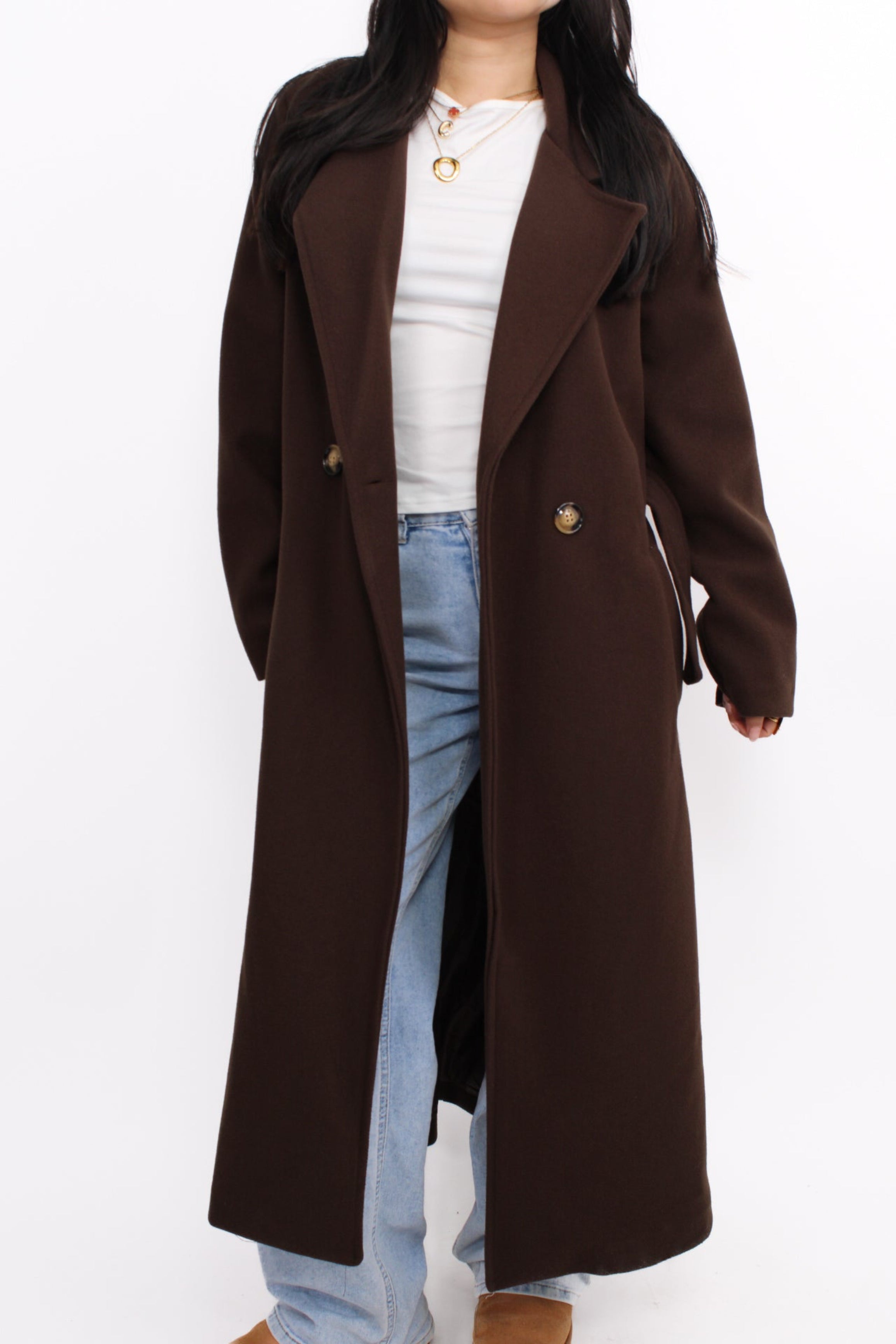 CLEO COAT - BROWN