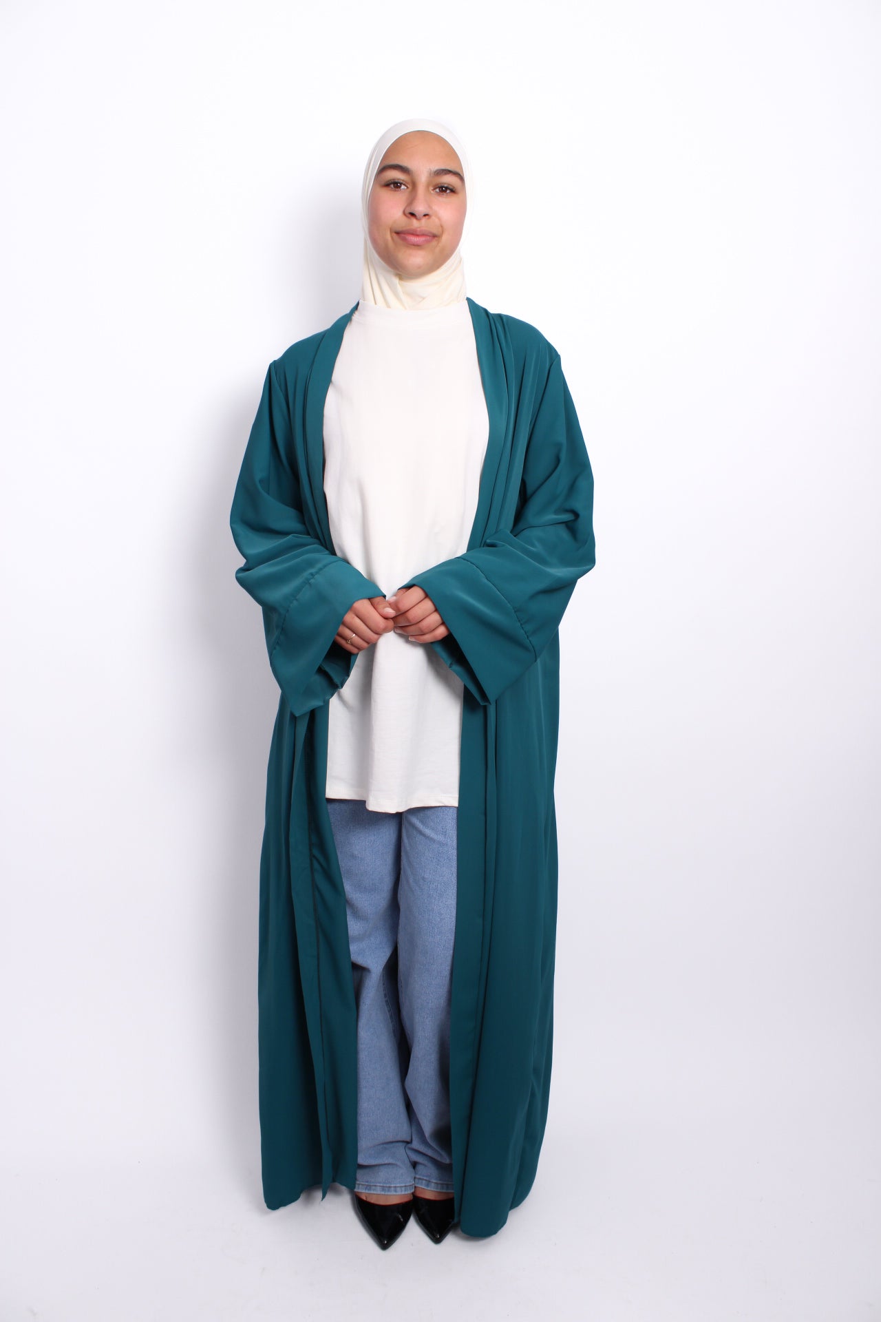 SILKY KIMONO - TEAL