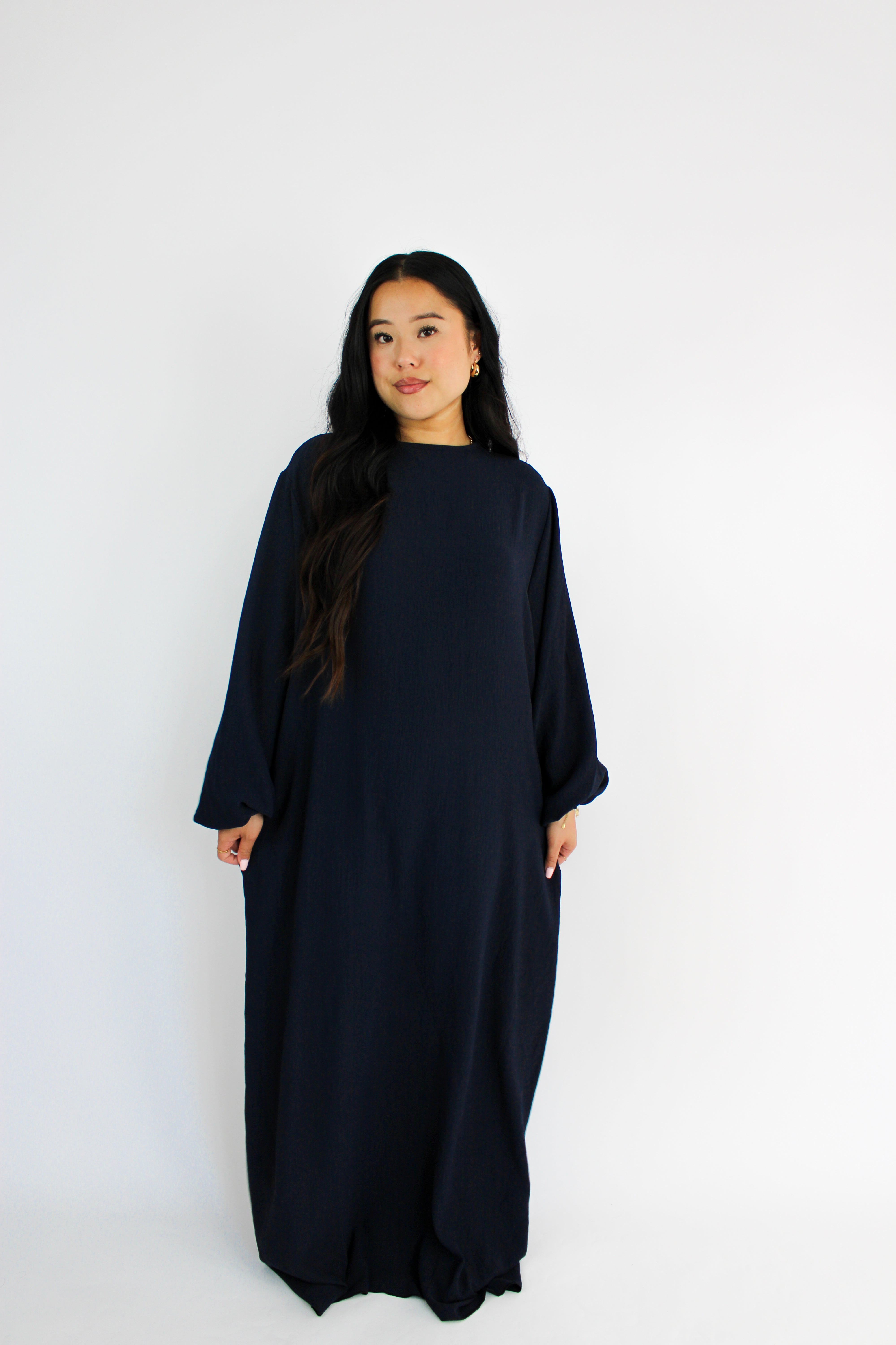BASIC ABAYA - NAVY