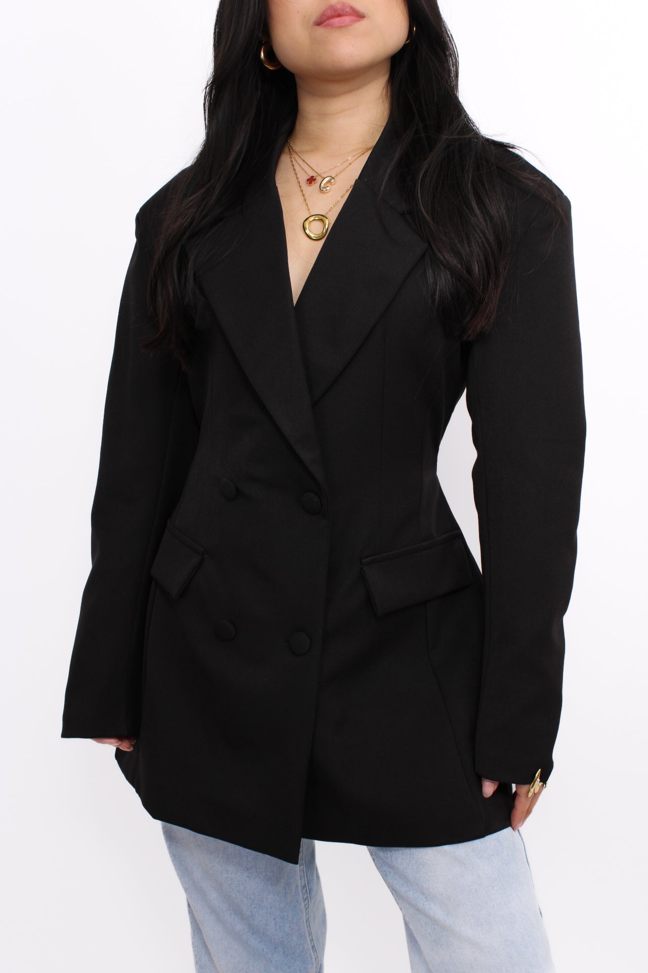 PAIGE BLAZER - BLACK