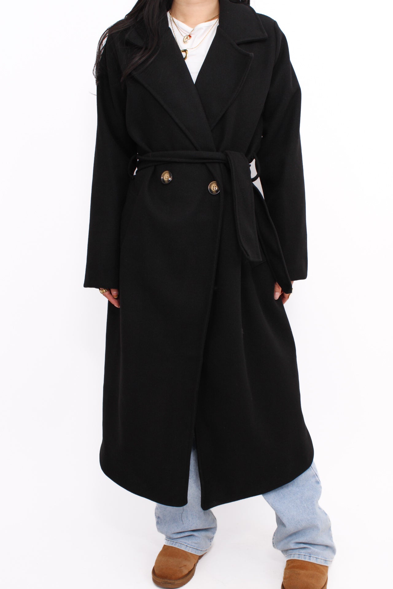 CLEO COAT - BLACK