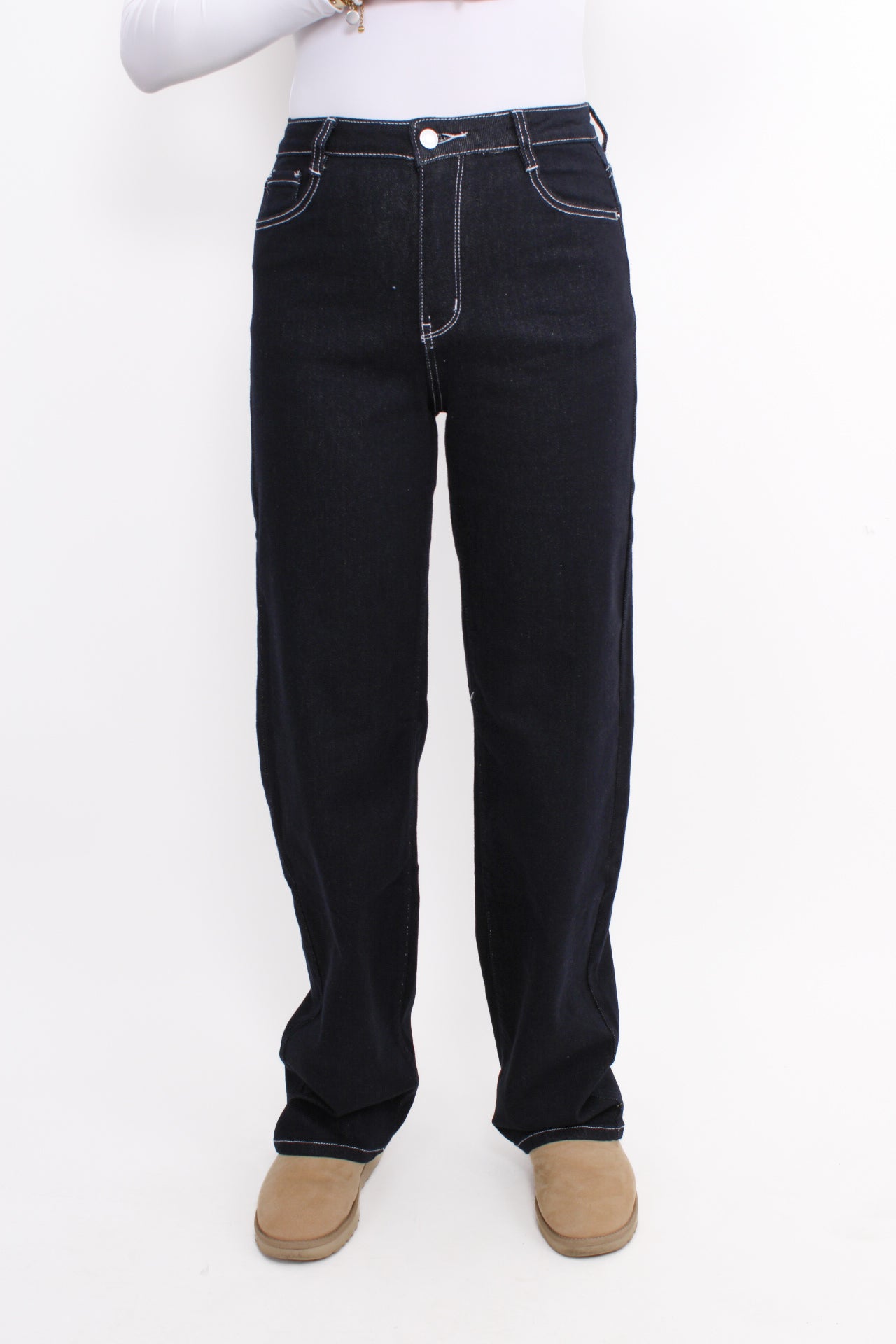 ''TALL'' STRAIGHT LEG JEANS 6272-8 - DARK DENIM