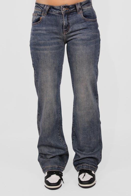 LOW WAIST WIDE LEG JEANS 8717-1