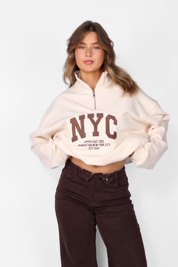 NYC ZIPPER SWEATER