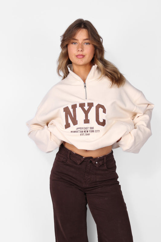 NYC ZIPPER SWEATER