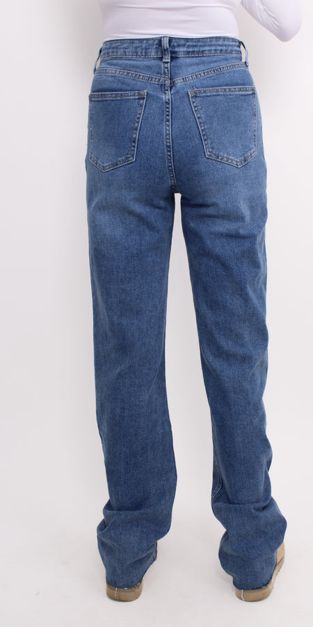 ''TALL'' STRAIGHT LEG JEANS 2630 - MID DENIM