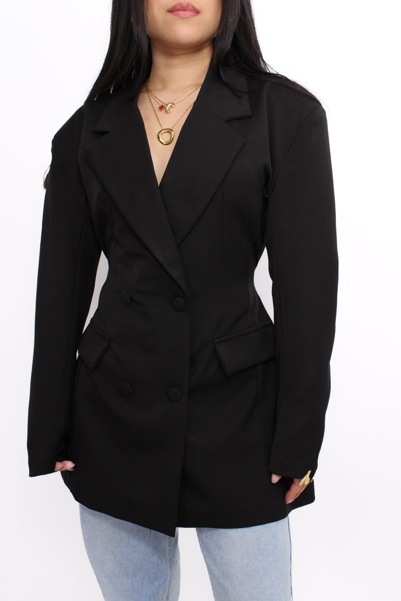 PAIGE BLAZER - BLACK