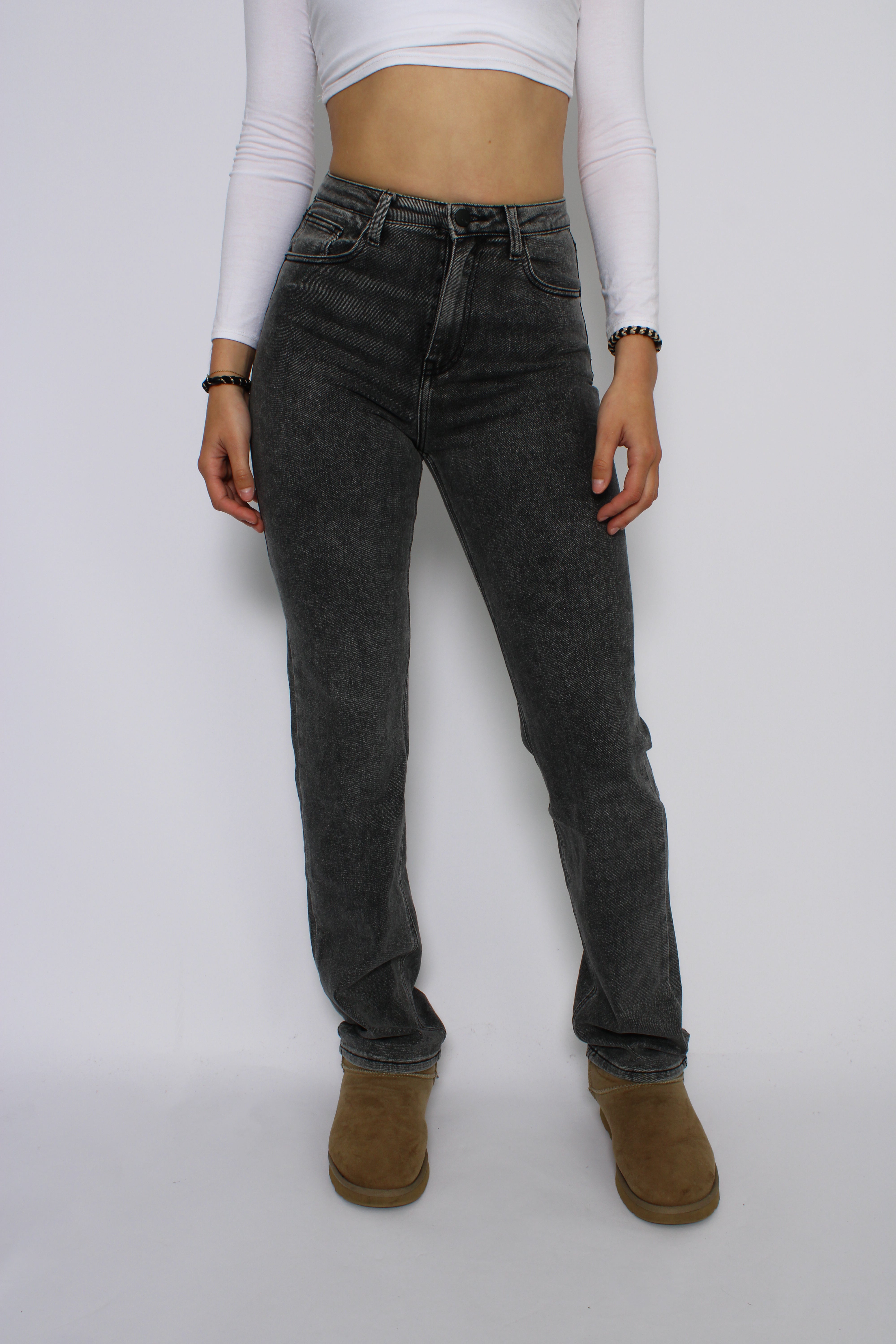 ''TALL'' STRAIGHT LEG JEANS 2696 - GREY