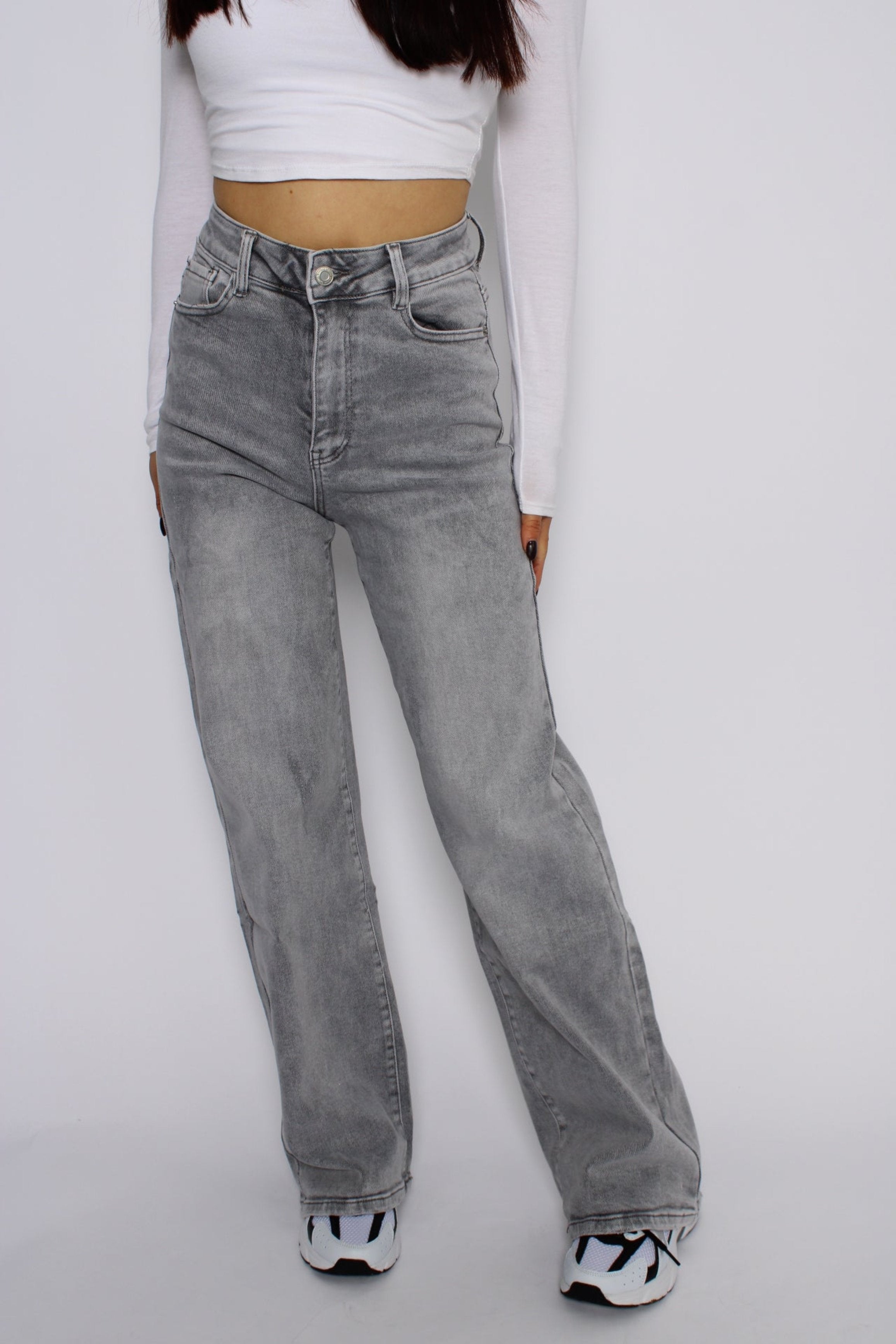DAD FIT JEANS 265 - LIGHT GREY