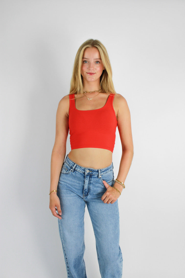 MARLY TOP - RED