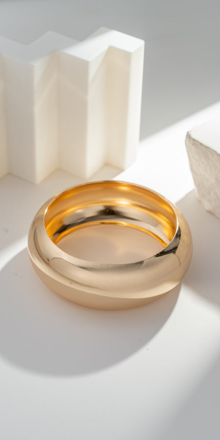 STAMENT BANGLE - GOLD