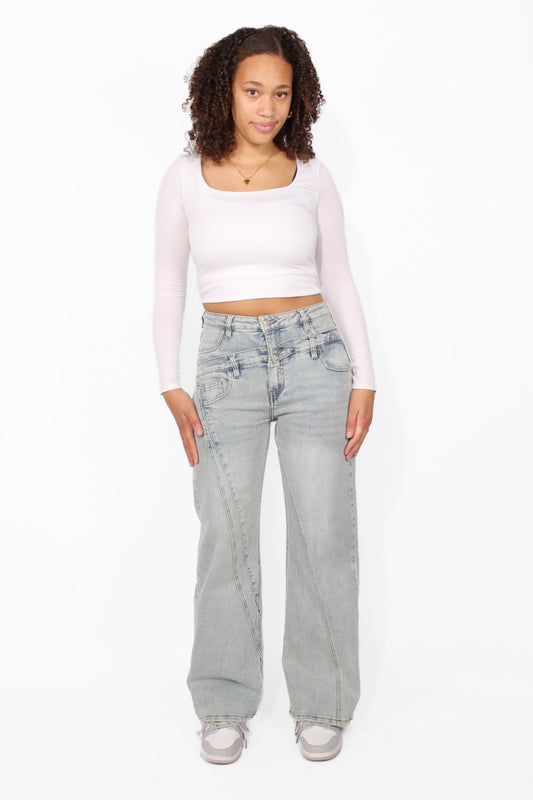 WIDE LEG JEANS 849-5