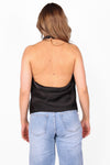 SILK HALTER TOP