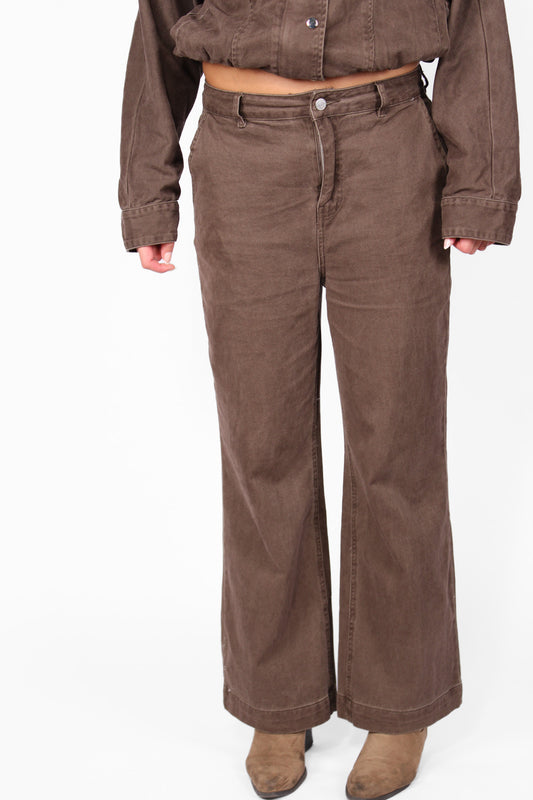 ''PETITE'' WIDE LEG JEANS 11535