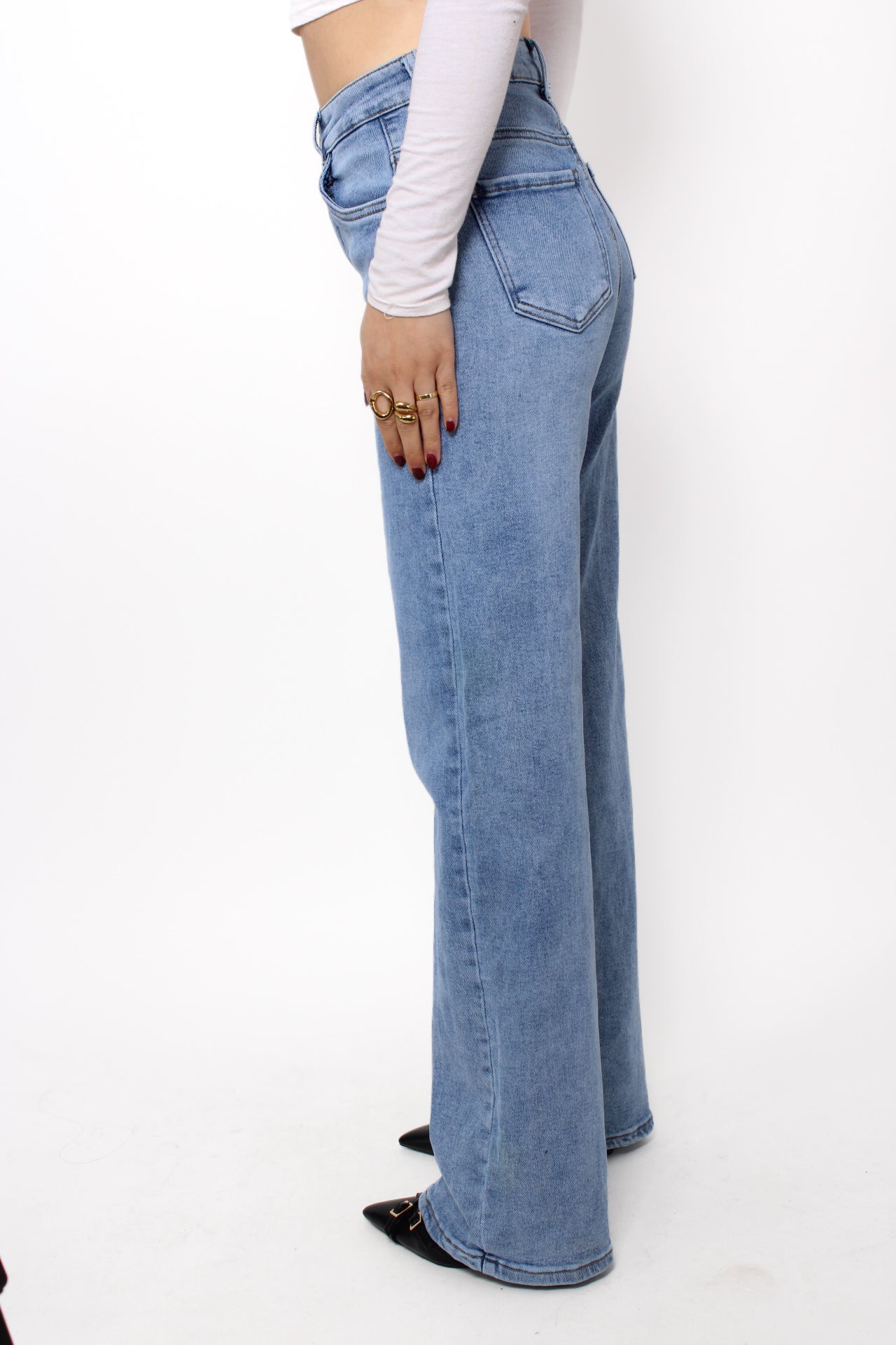 ''PLUSSIZE'' WIDE LEG JEANS 2786/2787 - DENIM