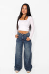 WIDE LEG JEANS 323-1L