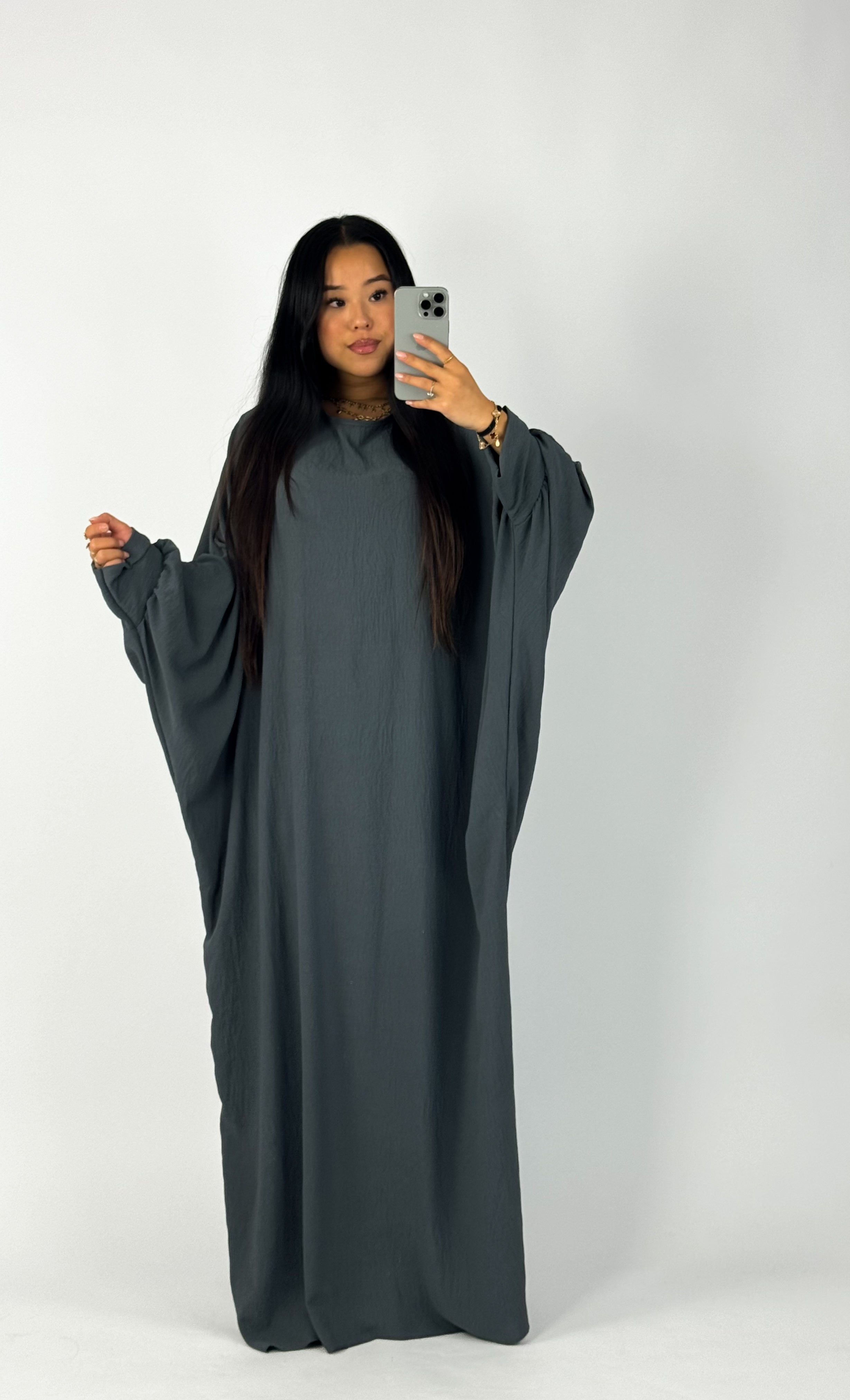 RIMA DRESS - DARK GREY