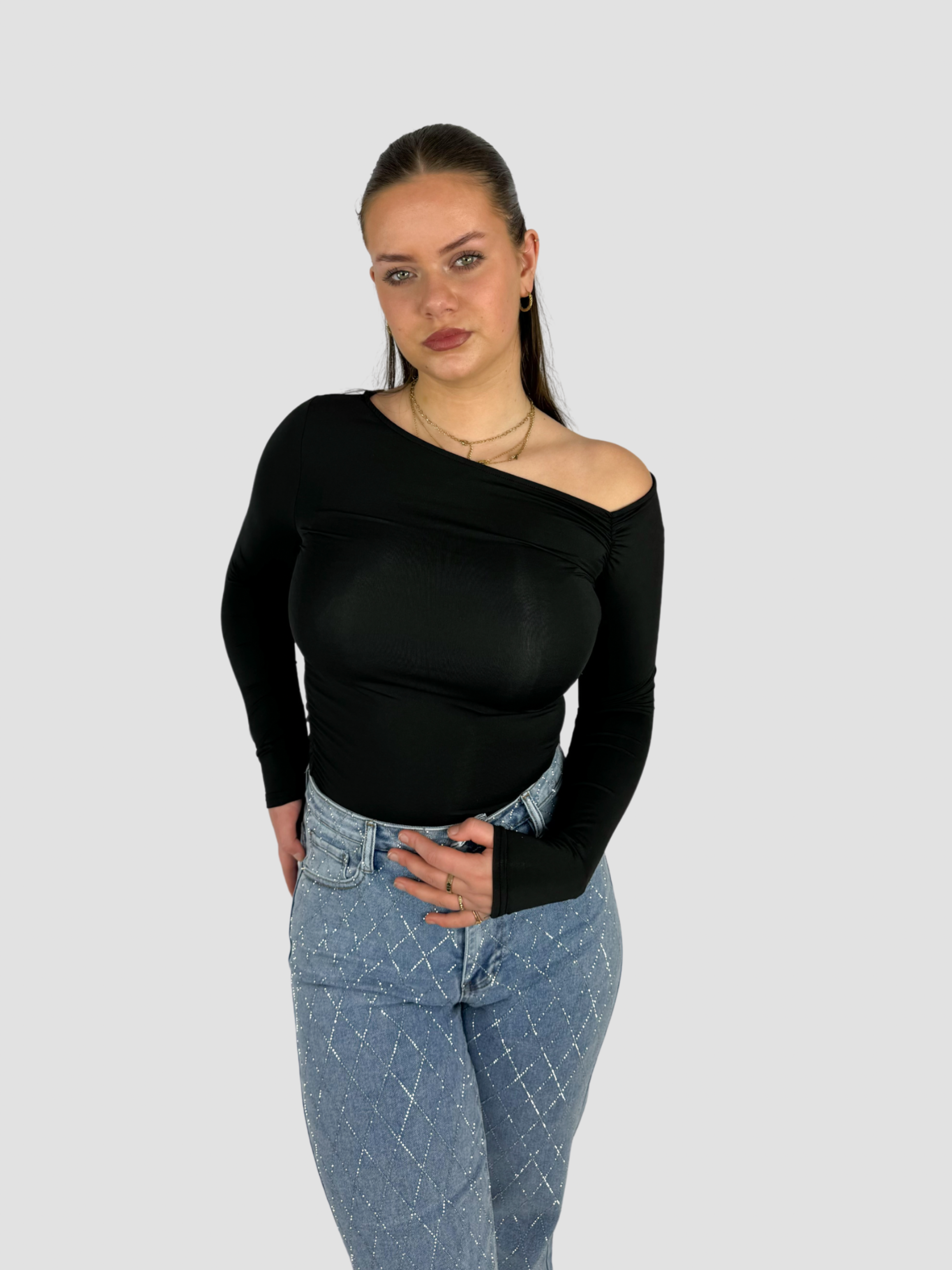 BELLA TOP - BLACK