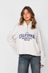 CALIFORNIA ZIPPER SWEATER