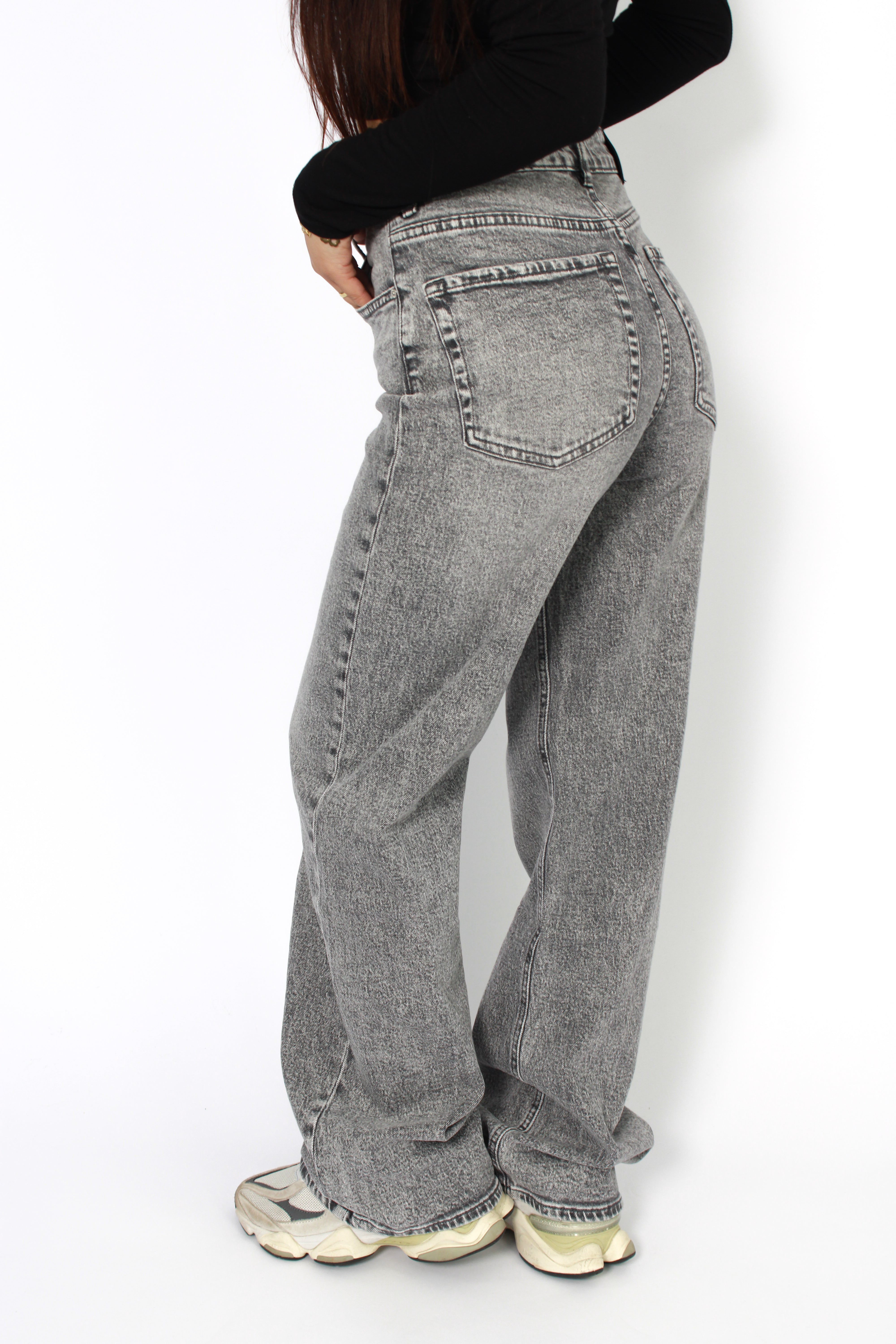 WIDE LEG JEANS 3557 - GREY