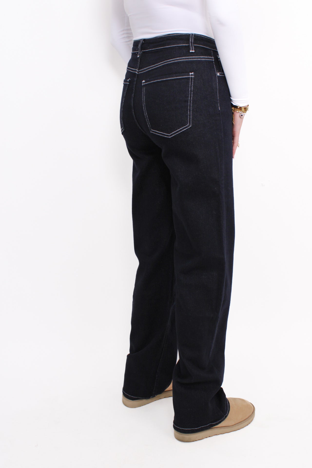 ''TALL'' STRAIGHT LEG JEANS 6272-8 - DARK DENIM