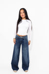 LOW WAIST WIDE LEG JEANS 1210