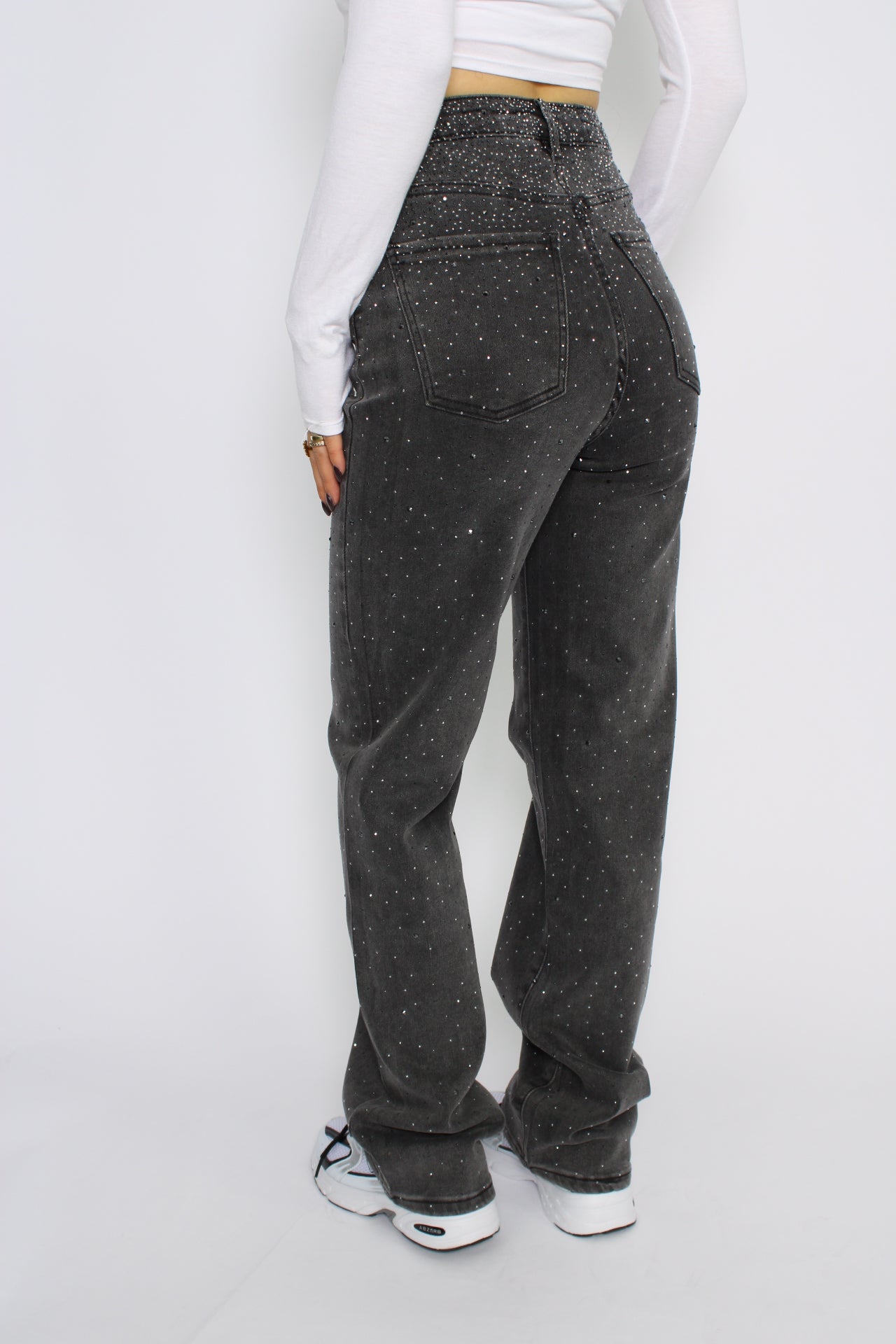 STRAIGHT LEG JEANS 327 - DARK GREY