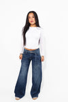 LOW WAIST WIDE LEG JEANS 1210