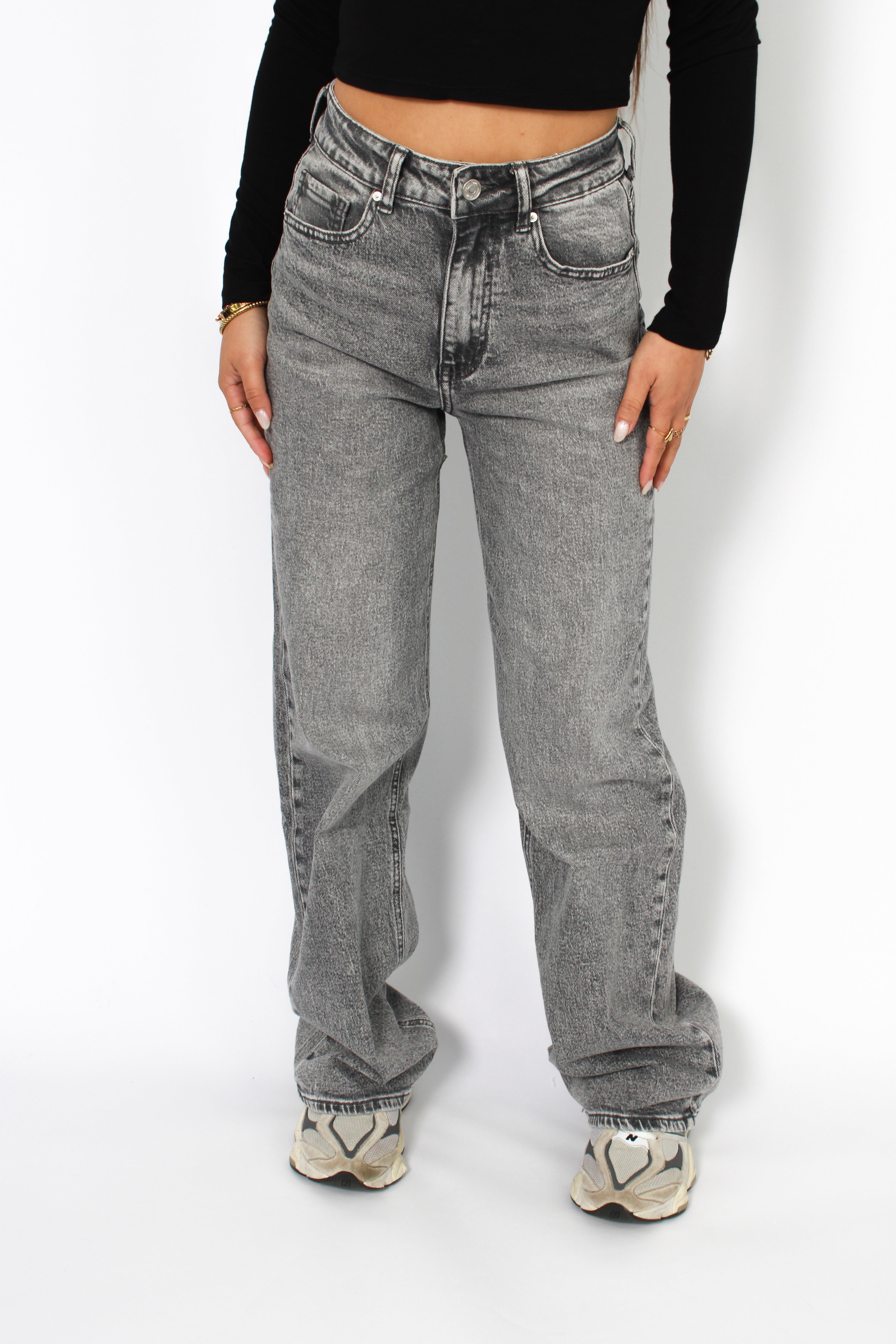 WIDE LEG JEANS 3557 - GREY